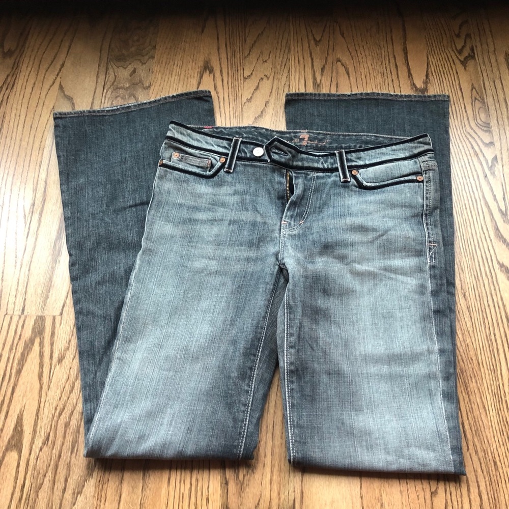 Gray Seven 7 for All Mankind flare jeans size 30